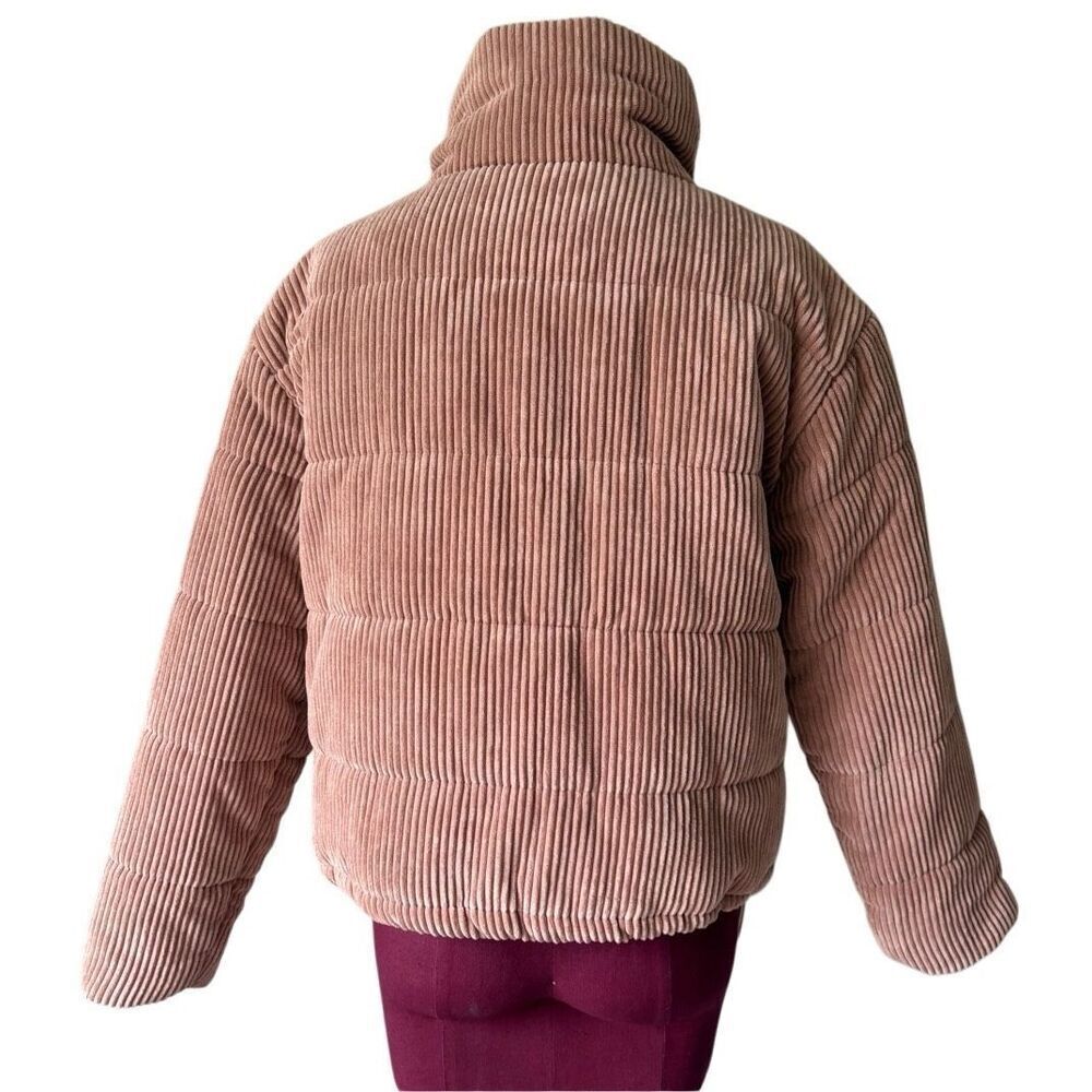 7 For All Mankind Corduroy Dust Rose Pink Bomber Jacket size S - Picture 3 of 14